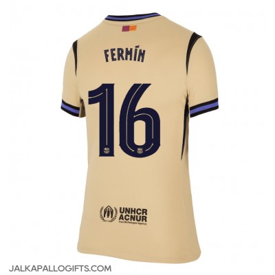 Barcelona Fermin Lopez #16 Vieraspaita Naiset 2025-26 Lyhythihainen Barcelona Fermin Lopez #16 Vieraspaita Naiset 2025-26 Lyhythihainen
